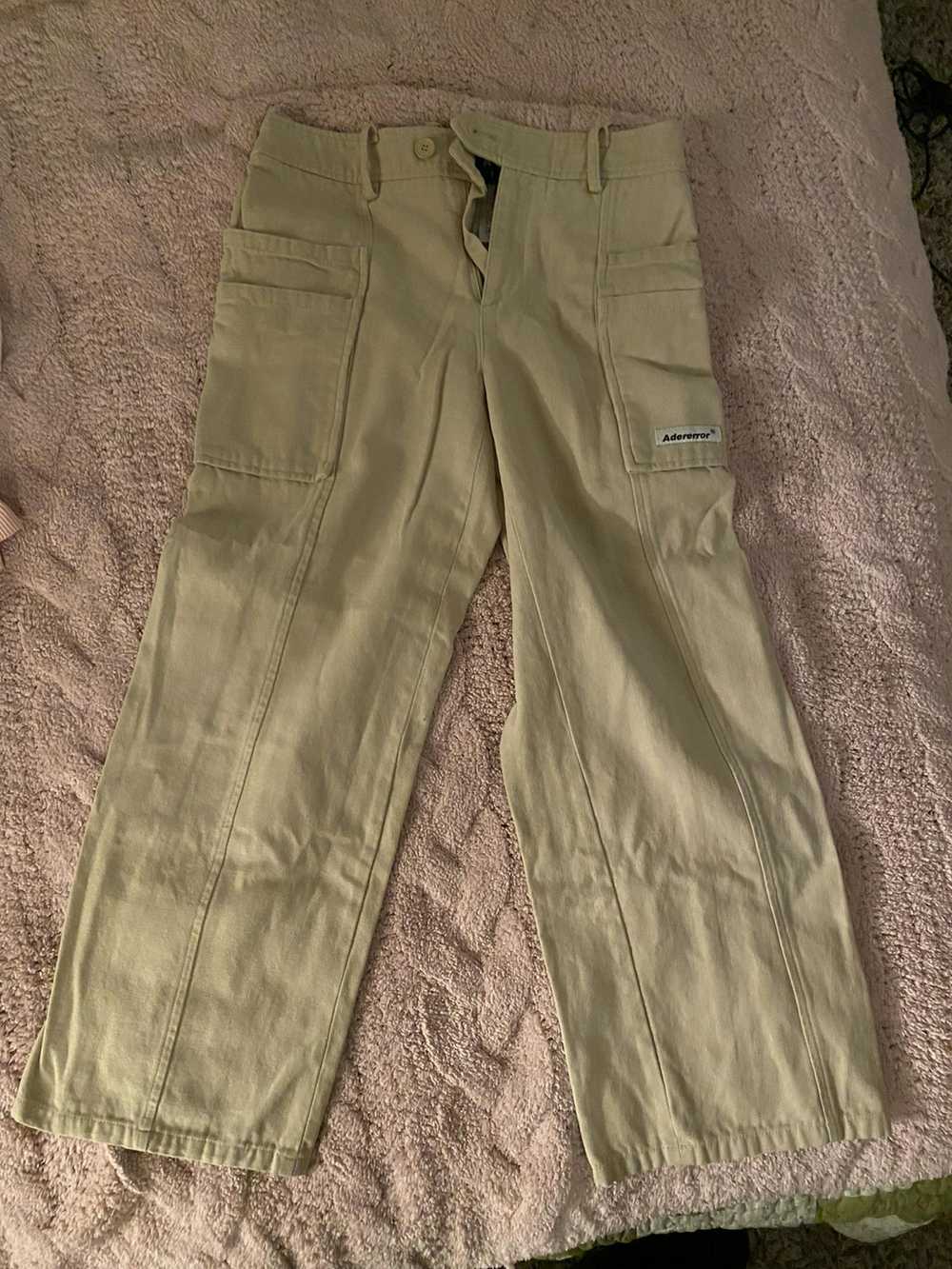Ader Error Ader error beige canvas pants - image 1