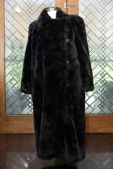 Sonia Rykiel Vintage Reversible Studded Faux Fur C