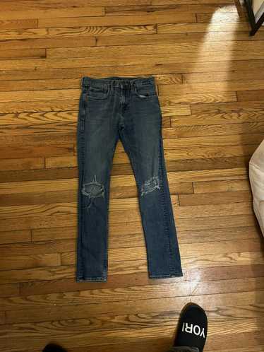 Streetwear ripped baggy jeans