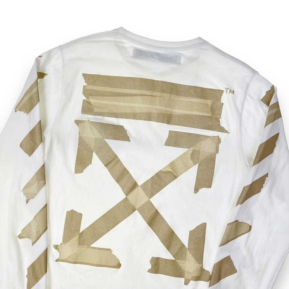 Off-White Off-White Tape Arrows Long Sleeve White… - image 1