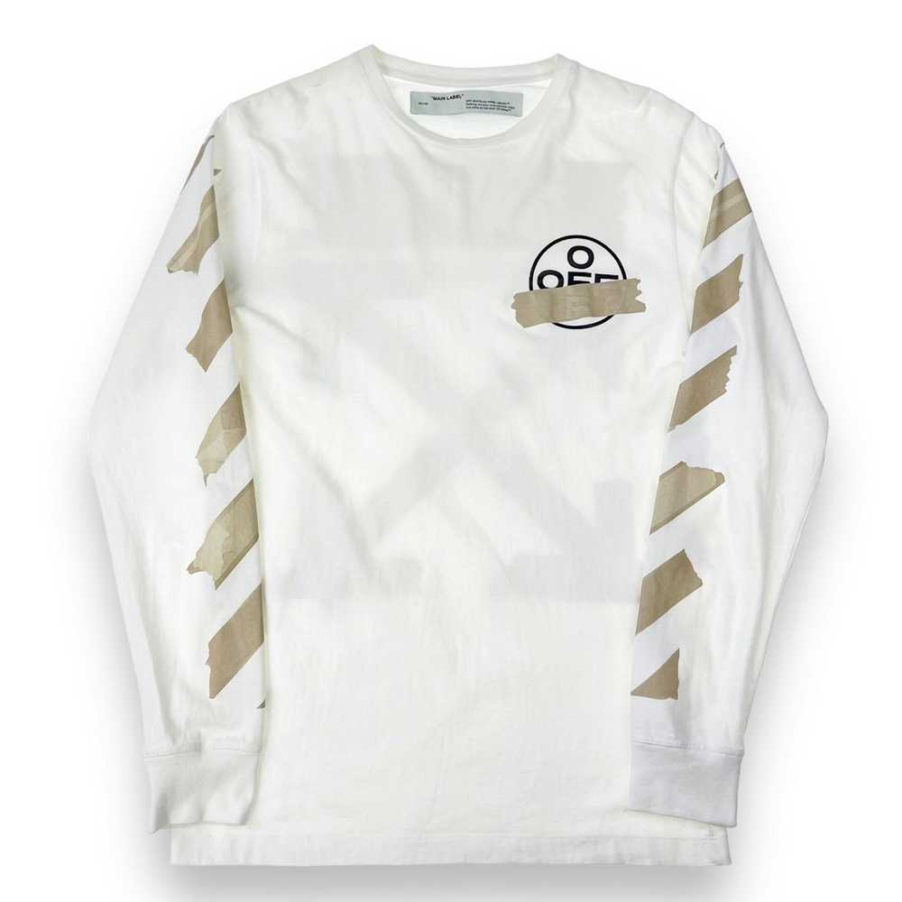 Off-White Off-White Tape Arrows Long Sleeve White… - image 3