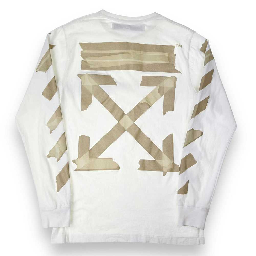 Off-White Off-White Tape Arrows Long Sleeve White… - image 4