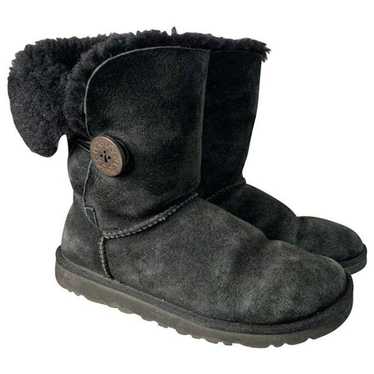 Ugg UGG Women Black Bailey Button Boots size 6 - image 1