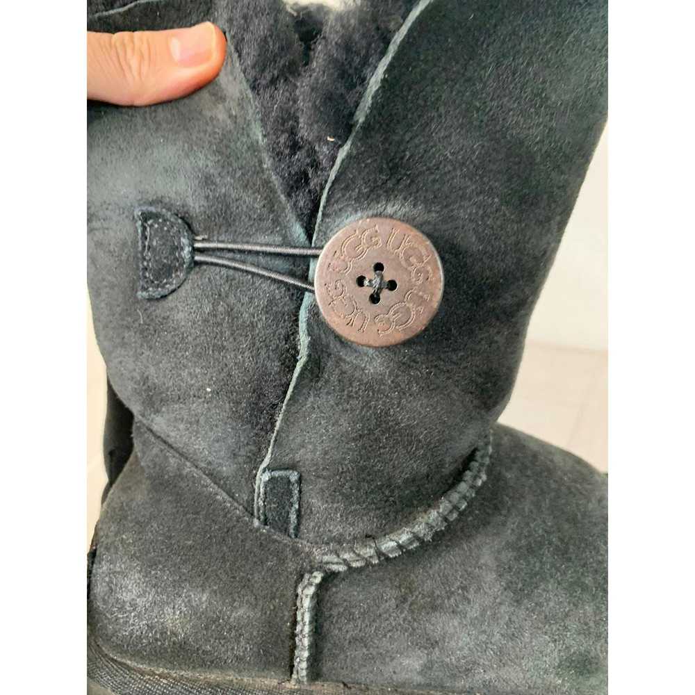Ugg UGG Women Black Bailey Button Boots size 6 - image 5