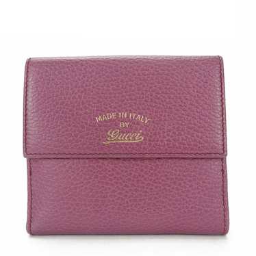 Gucci GUCCI W wallet purple blue navy compact acc… - image 1