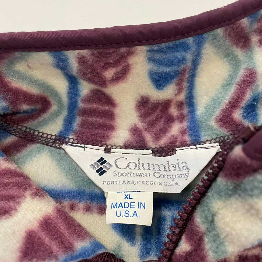 Columbia Columbia Multicolour Patterned Fleece Vi… - image 4