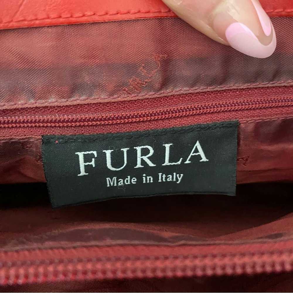Furla Vintage Furla Two-Way Bag in Candy Apple Red - image 10
