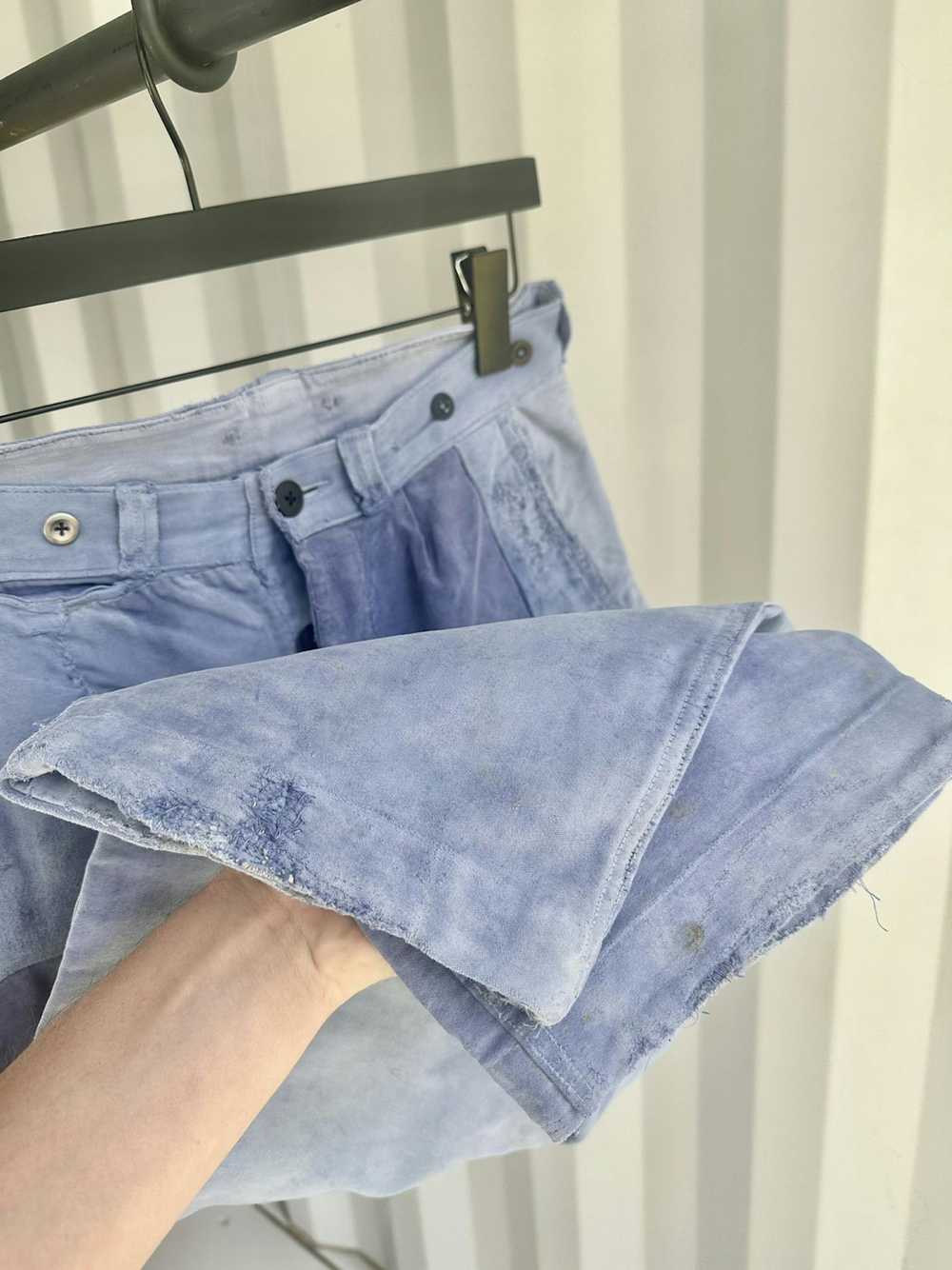 Vintage French Workwear Moleskin Chore Pants - image 3