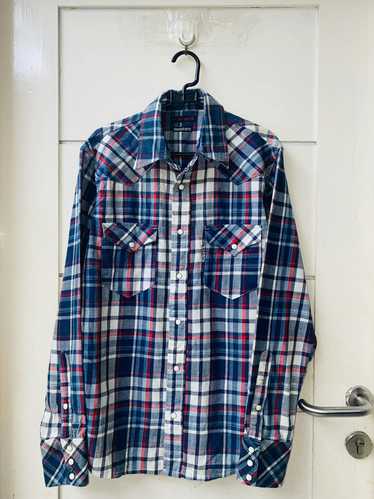 Blue Blue Japan BLUE BLUE JAPAN INDIGO DYE Flanel… - image 1