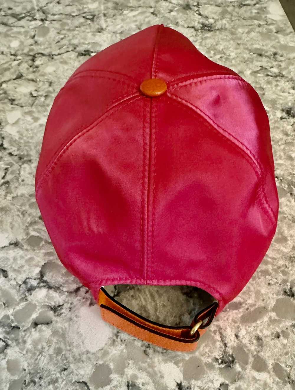 Gucci Gucci X Adidas Pink Satin Hat XXL (61cm) Li… - image 4