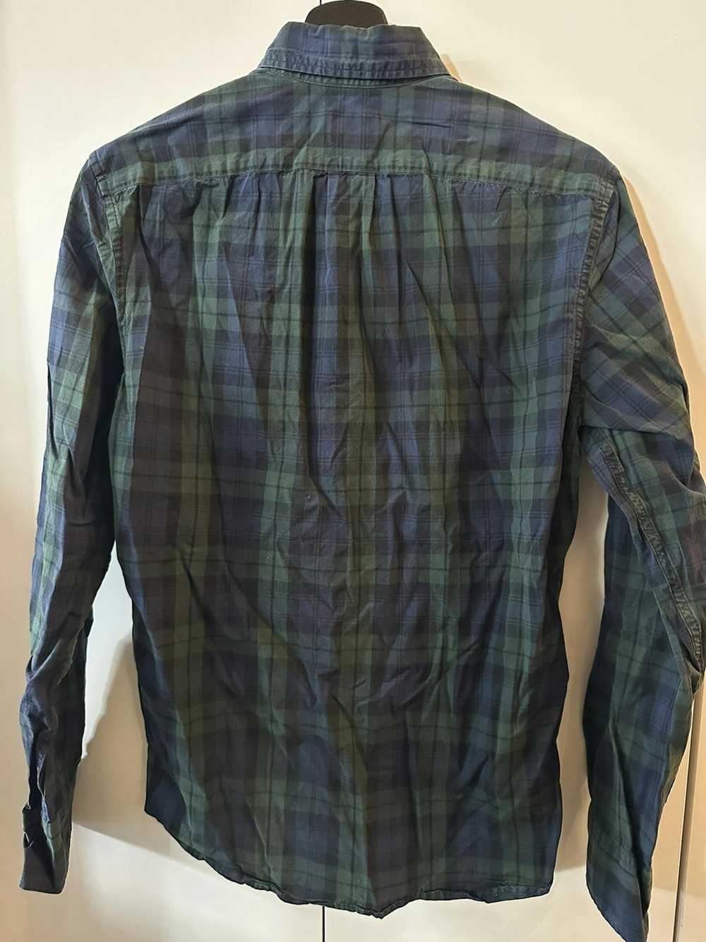 J.Crew Black watch plaid poplin buttondown - image 2