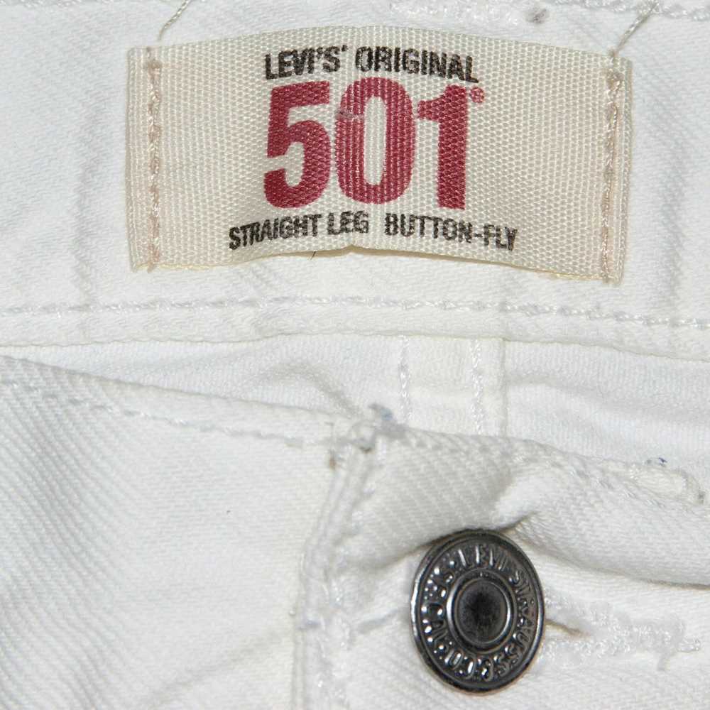 Levi's Levi’s 501 White Denim - image 2