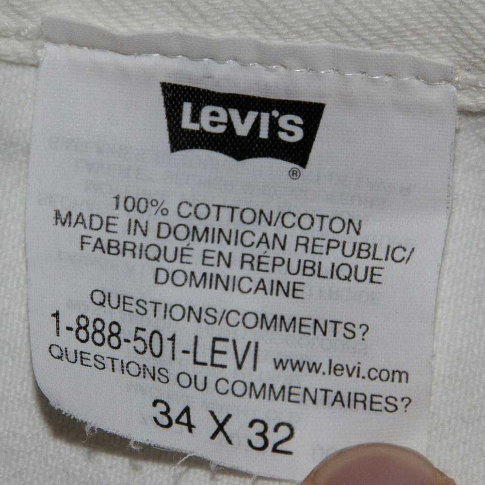 Levi's Levi’s 501 White Denim - image 3