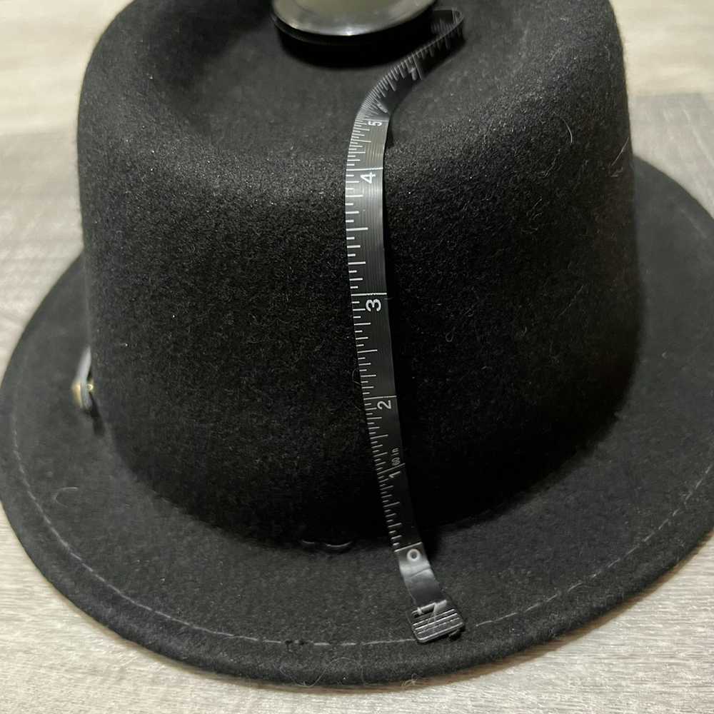 Pendleton Pendleton Black Wool Fedora Brimmed Out… - image 6