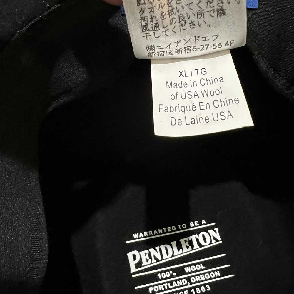 Pendleton Pendleton Black Wool Fedora Brimmed Out… - image 8