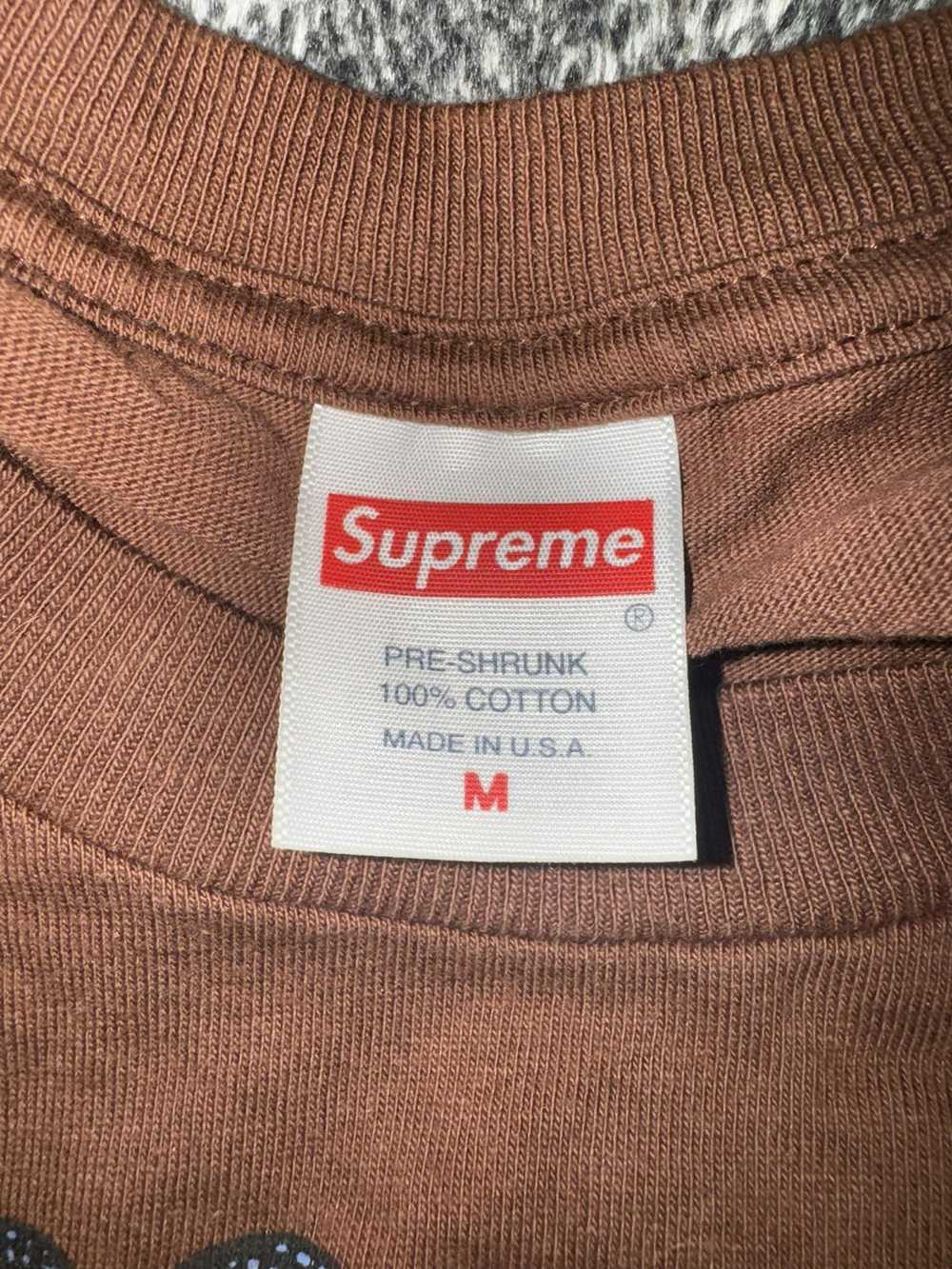 Supreme Supreme Wombat Tee Brown M - image 3