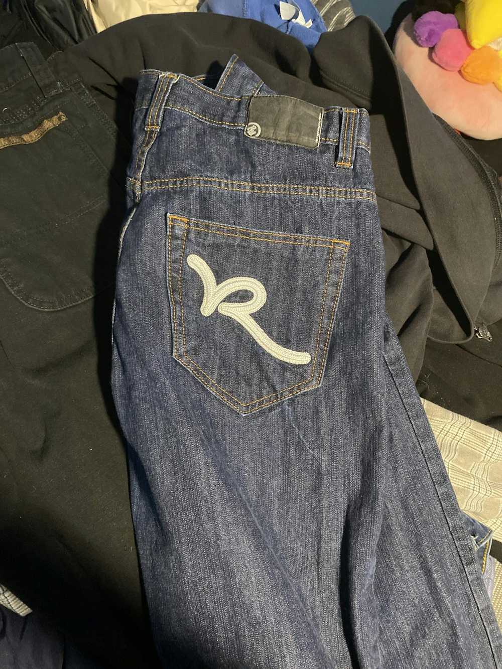 Rocawear Rocawear denim jeans with R design - image 1