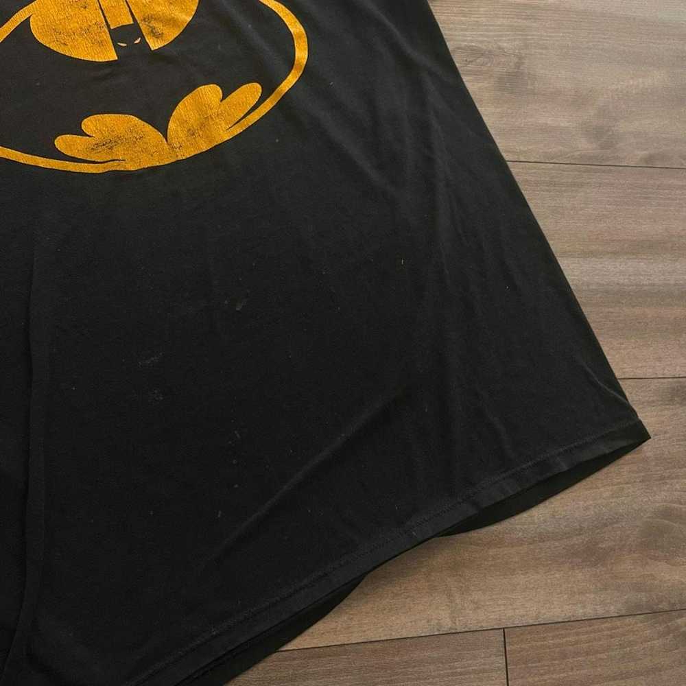 Jerzees Vintage 1990s Jerzees Batman Black Casual… - image 4