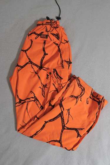 Streetwear × Vintage Gamehide Orange Camo Pants (M