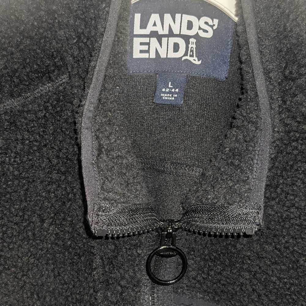 Lands End Lands End Sherpa Fleece zip up jacket b… - image 4
