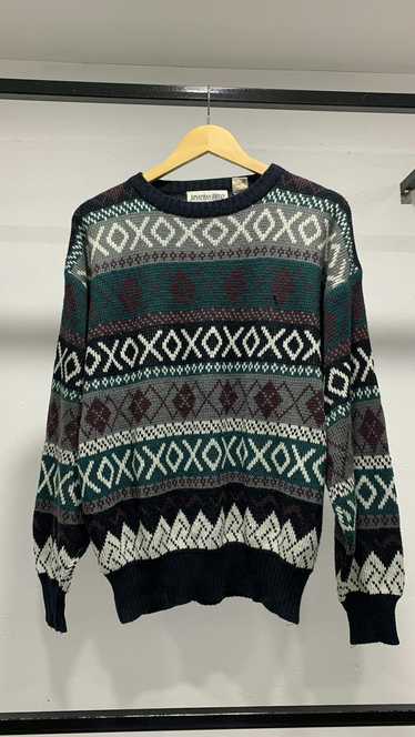 Archival Clothing × Coloured Cable Knit Sweater ×… - image 1