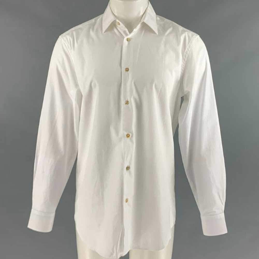 Paul Smith White Cotton Blend Long Sleeve Shirt - image 1