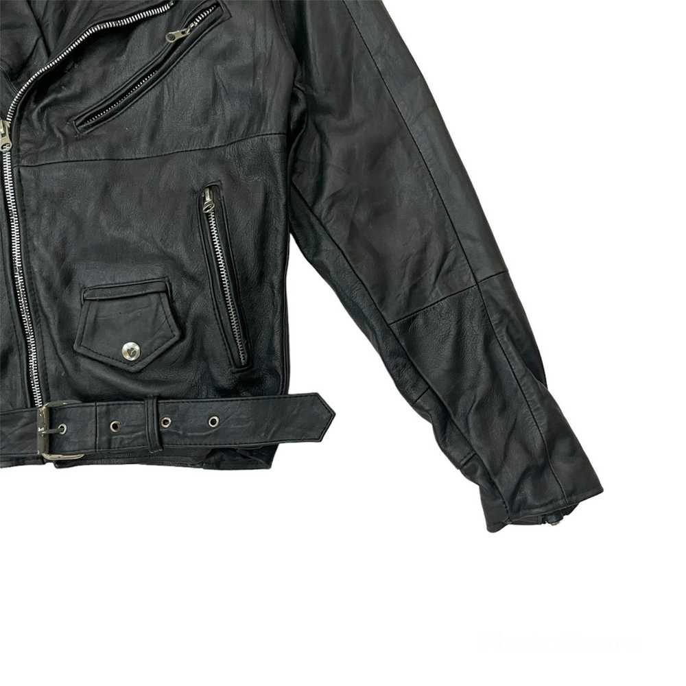 Leather Jacket × Seditionaries Vintage Unbranded … - image 3