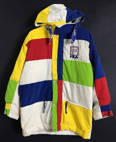 Fila × Ski 🔥 Fila Ski Jacket Hoodie Multicolour … - image 1