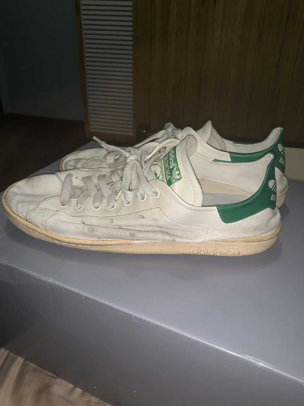 Balenciaga Balenciaga adidas stan smith worn out - image 2