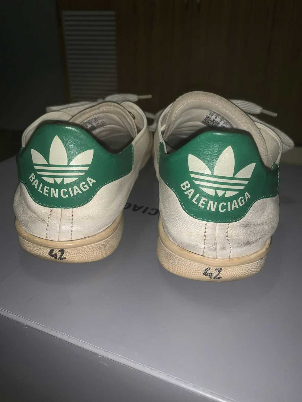 Balenciaga Balenciaga adidas stan smith worn out - image 3