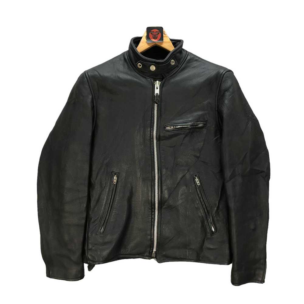 Leather Jacket × Made In Usa × Vintage BRANDED GA… - image 1