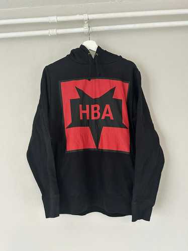 Hood By Air Black Logo Star Hoodie