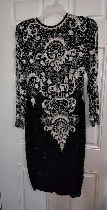 Other Vintage 80's Lillie Rubin Beaded Gown Small 