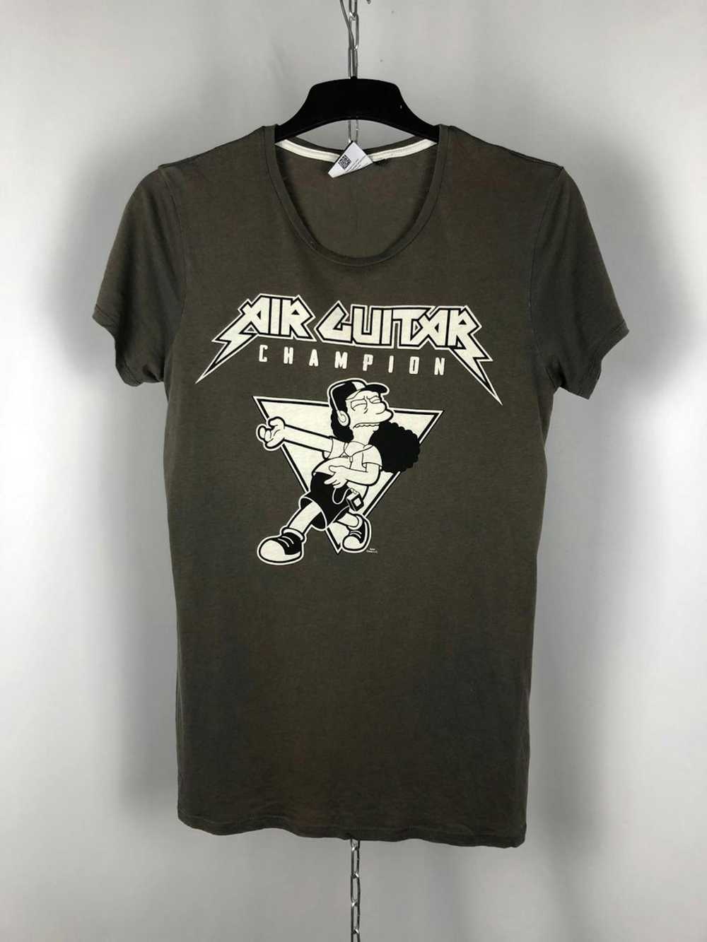 Band Tees × The Simpsons × Vintage Air guitar the… - image 1