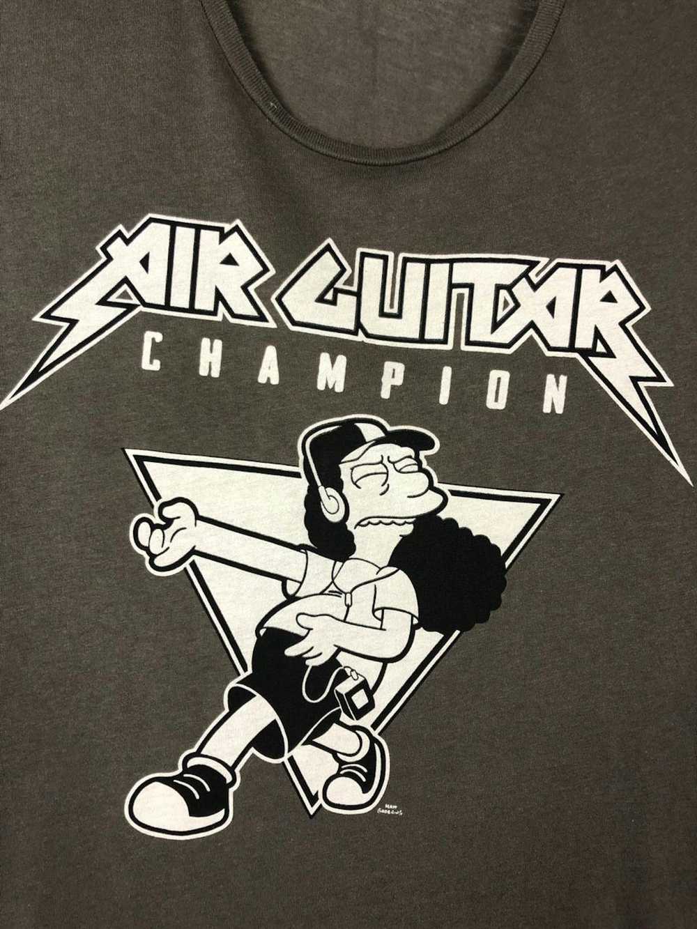 Band Tees × The Simpsons × Vintage Air guitar the… - image 2