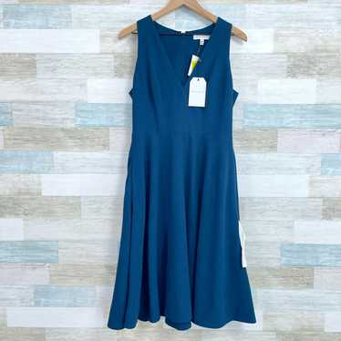 Other Dress The Population Catalina Dress Blue Cr… - image 1