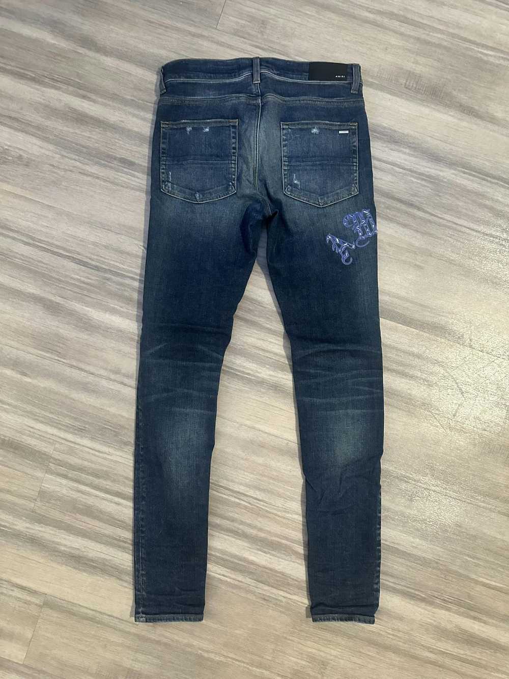 Amiri Amiri Old English Jeans - image 2