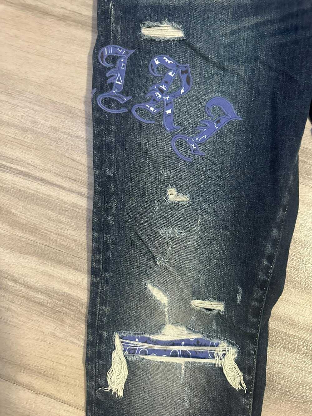 Amiri Amiri Old English Jeans - image 4