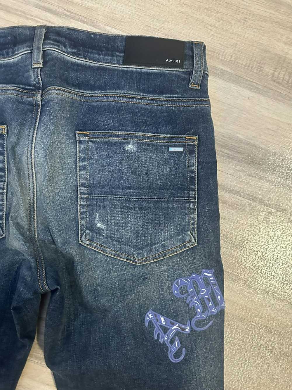 Amiri Amiri Old English Jeans - image 5