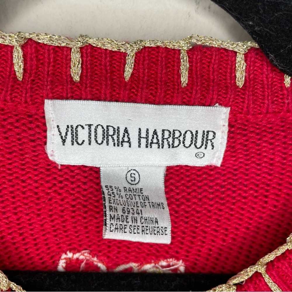 Vintage Victoria Harbour Raime Cotton Embroidered… - image 3