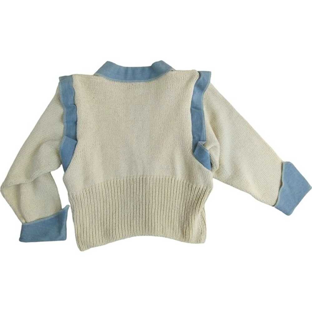 Vintage LC Designs Retro Cardigan Sweater Women L… - image 3