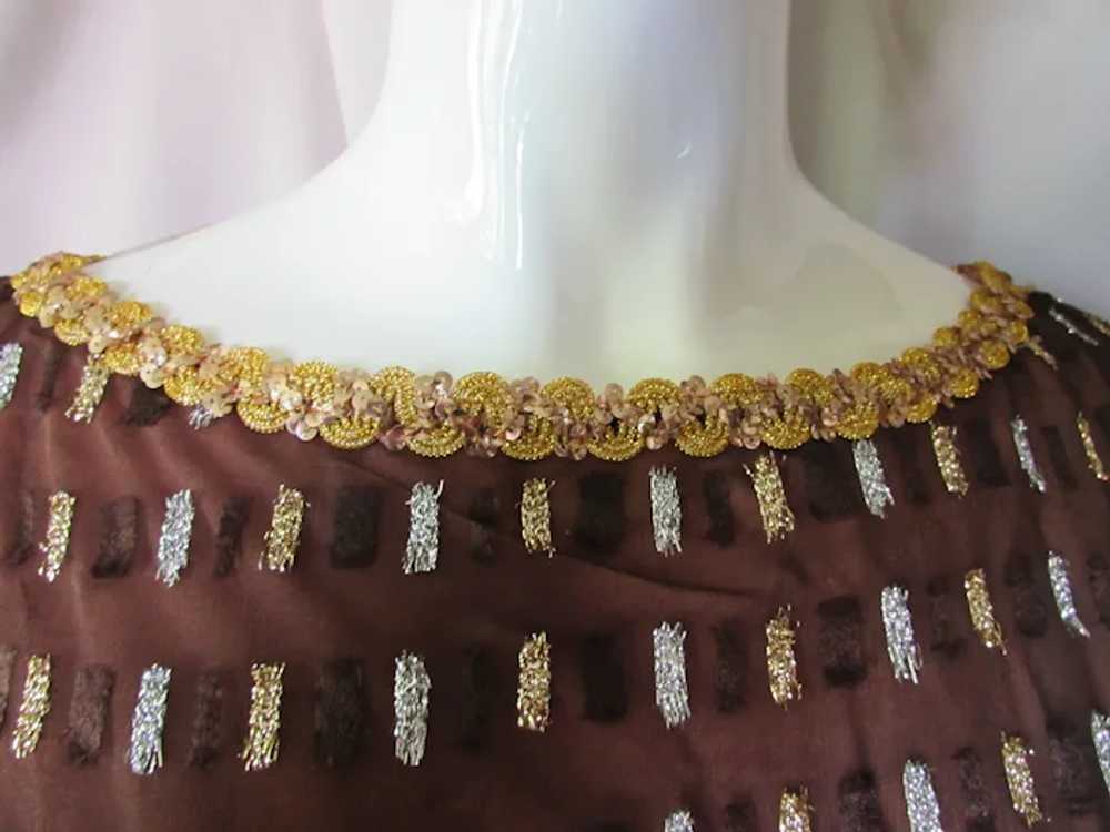 SALE Glamorous Lilli Diamond Evening Dress Cocoa … - image 8