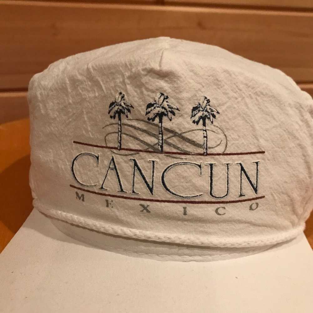 Vintage Cancun Mexico snapback baseball hat - Pac… - image 2