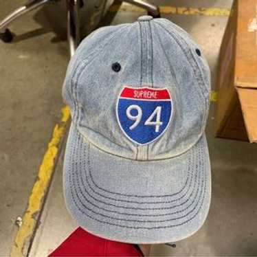 Supreme ダークデニム キャップ Supreme denim logo hat - Gem