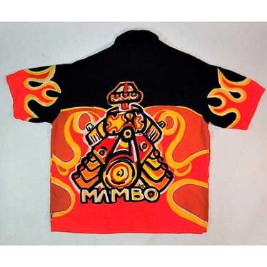 Mambo loud shirts ファイヤーパターン ヴィンテージアロハシャツ Mambo loud shirts vintage - Gem
