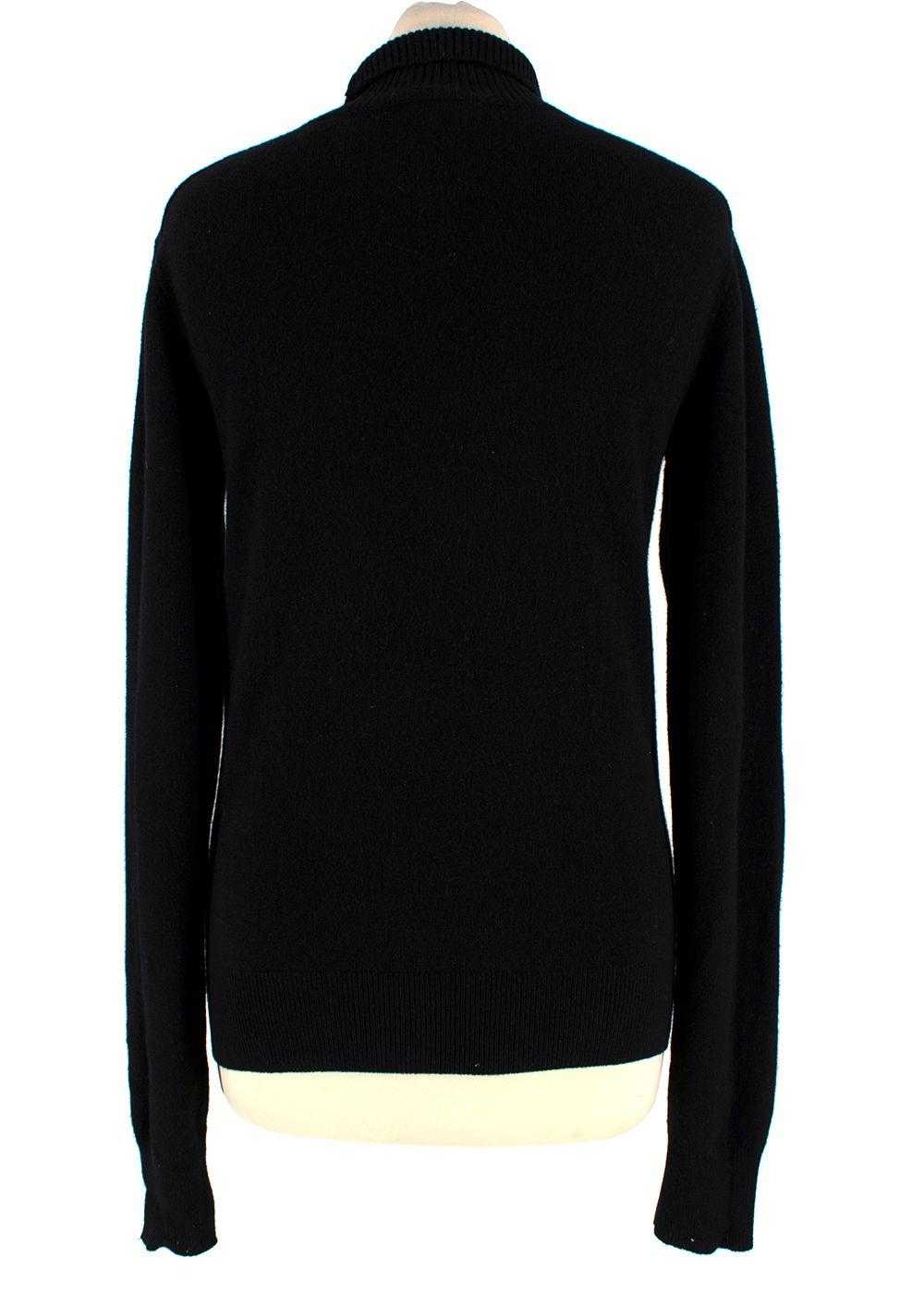 Managed by hewi Chloe Black Gold Horse Turtleneck… - image 2