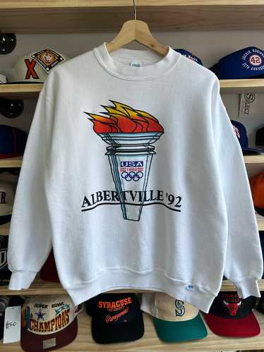 Vintage 1992 Albertville USA Olympics Crewneck Med