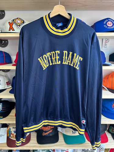 Vintage Early 90s Champion Notre Dame Polyester Cr