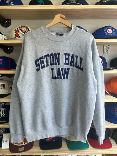 Vintage Made in USA Jansport Seton Hall Law Crewne