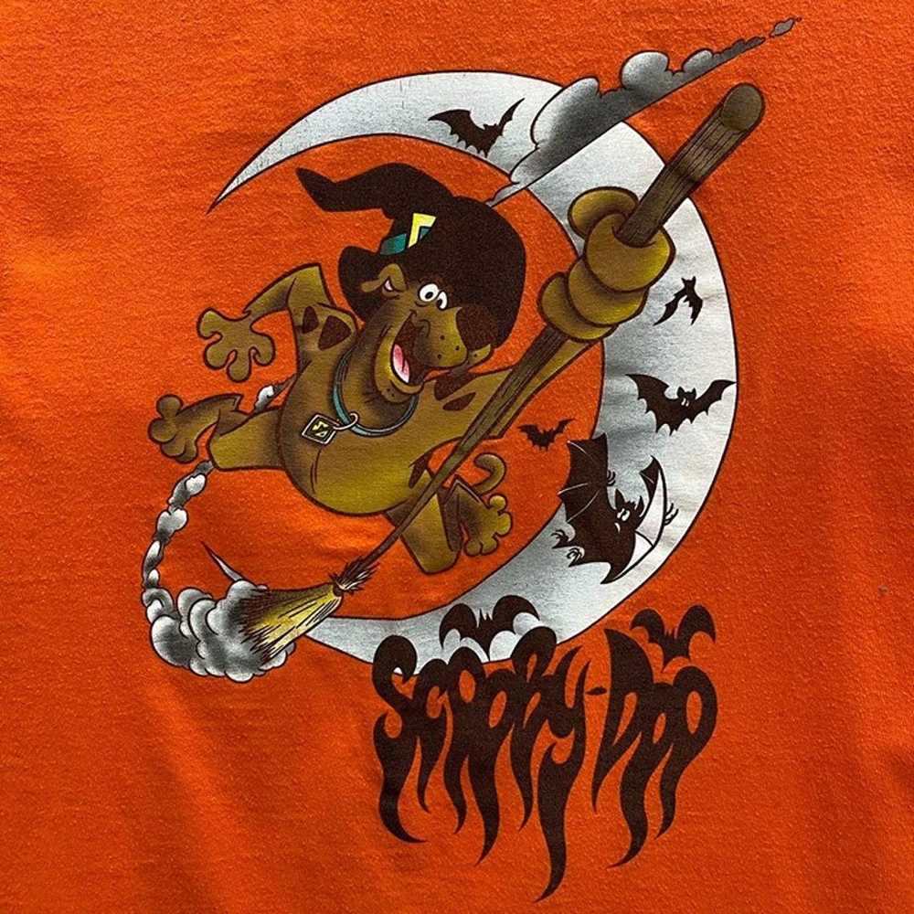 Vintage Y2K Scooby Doo Halloween Retro Graphic T-… - image 4